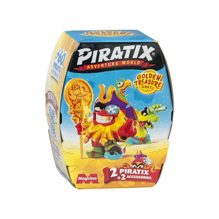 Magicbox España - ¡Ojo al parche! 🦜 Empieza o amplía tu colección Piratix  🏴‍☠️ en Shark Island 🦈 con este Gold Pack. Contiene 6 Piratix y 6  accesorios 🗡️, y te aseguras